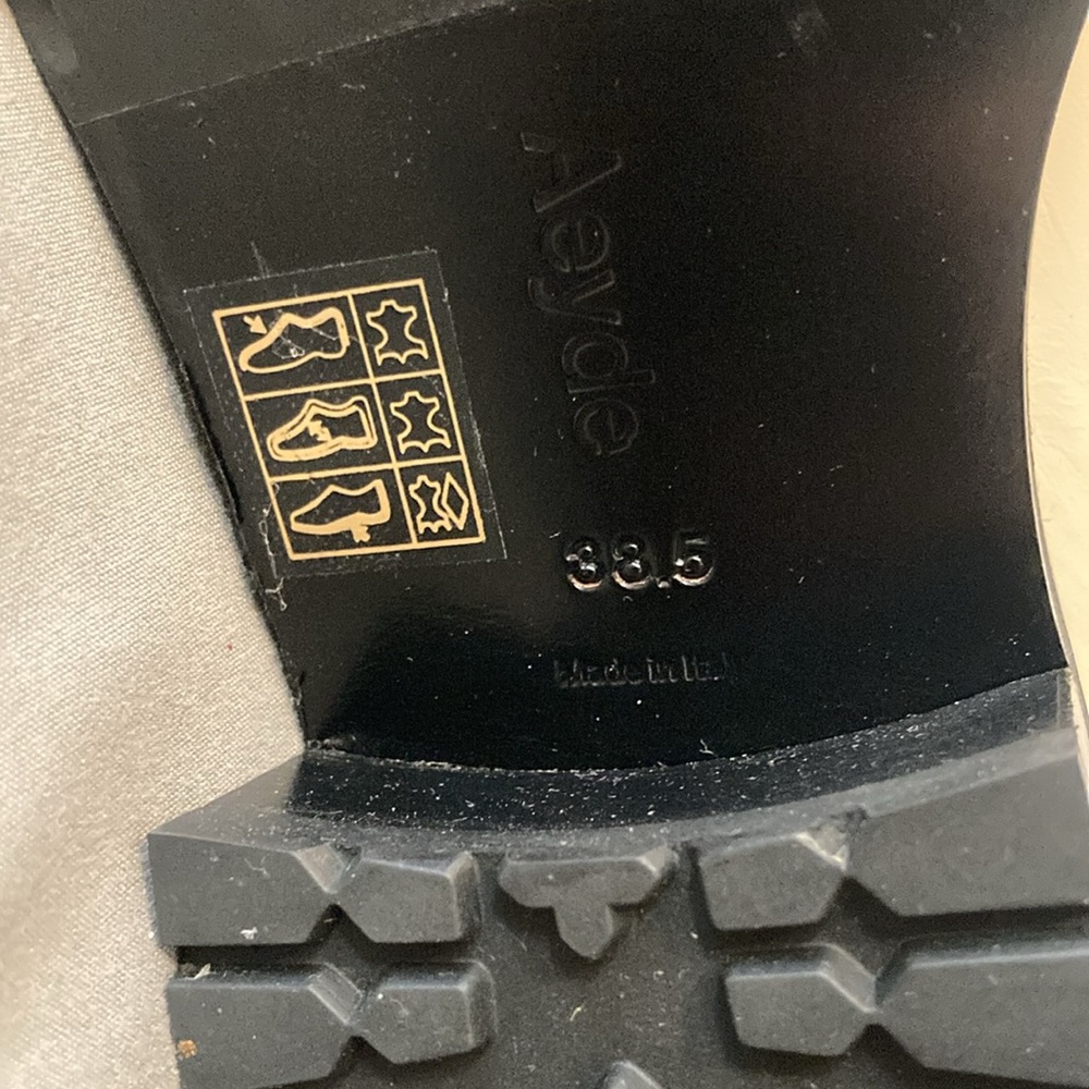 AEYDE Ruth Loafers - Creamy Leather Chunky Lugsole Size 8 NEW - Picture 8 of 9